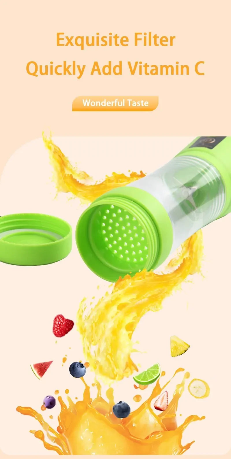 BlendGo – Personal Size Cordless Blender | Smoothies & Shakes On-the-Go