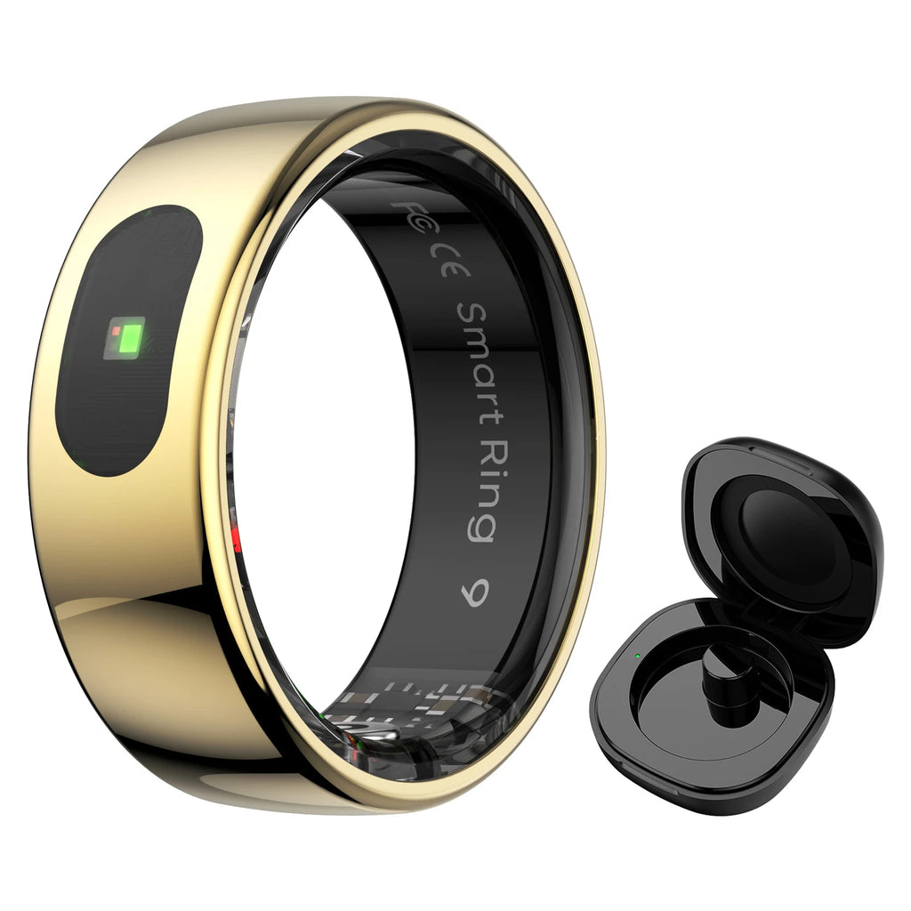 R08 Smart Ring – Touch Control, Health Monitor & Waterproof IP68, Skin Temp Tracker