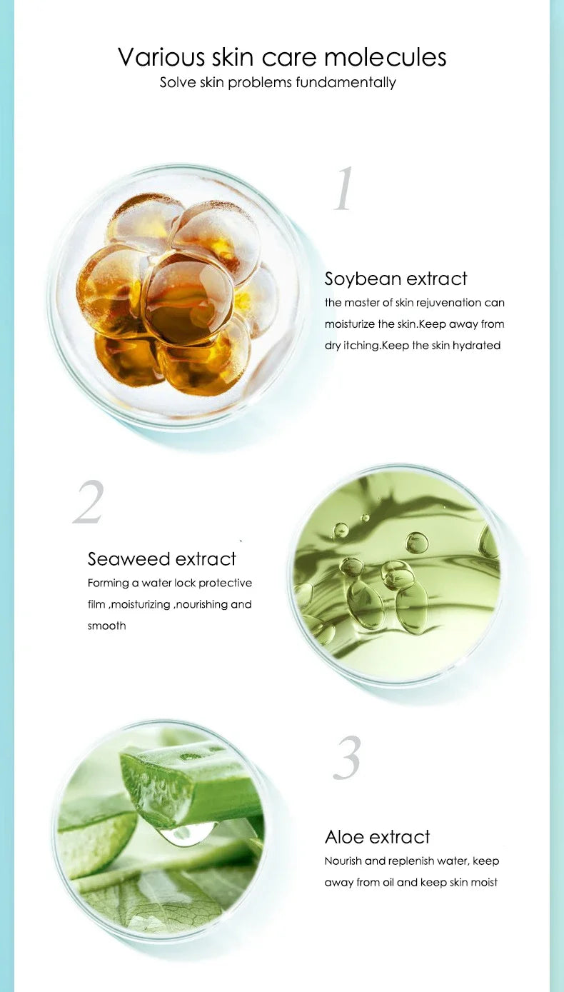 10x Hyaluronic Acid Face Masks – Intense Hydration & Pore Refining Sheet Mask Set