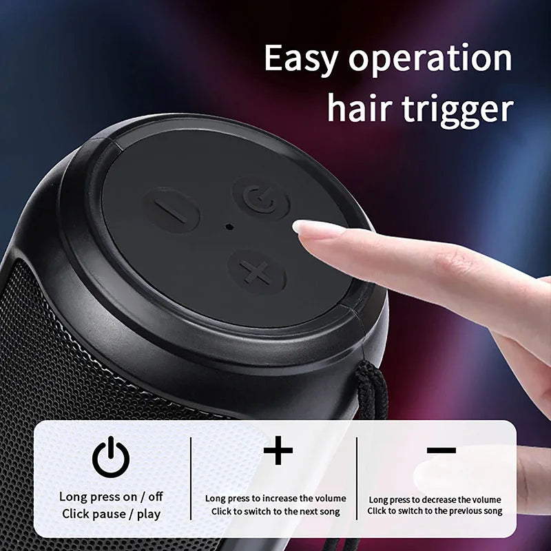 A3 Portable Bluetooth Speaker – Wireless Outdoor Subwoofer with 360° Surround Sound