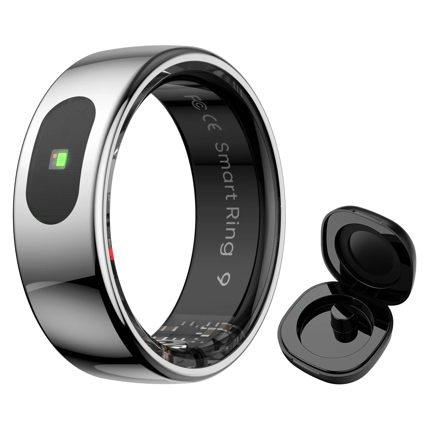 R08 Smart Ring – Touch Control, Health Monitor & Waterproof IP68, Skin Temp Tracker