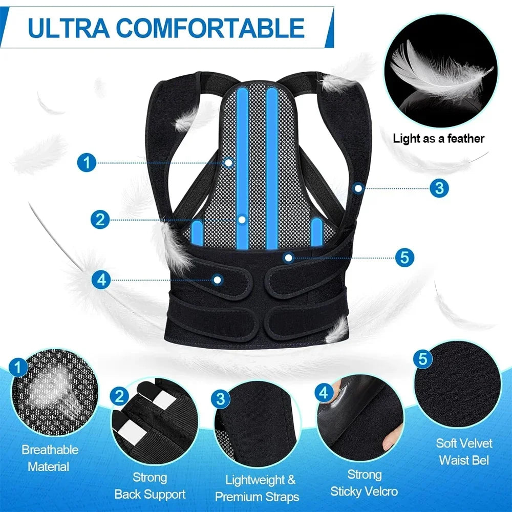 Back Posture Corrector – Relieve Pain & Improve Alignment