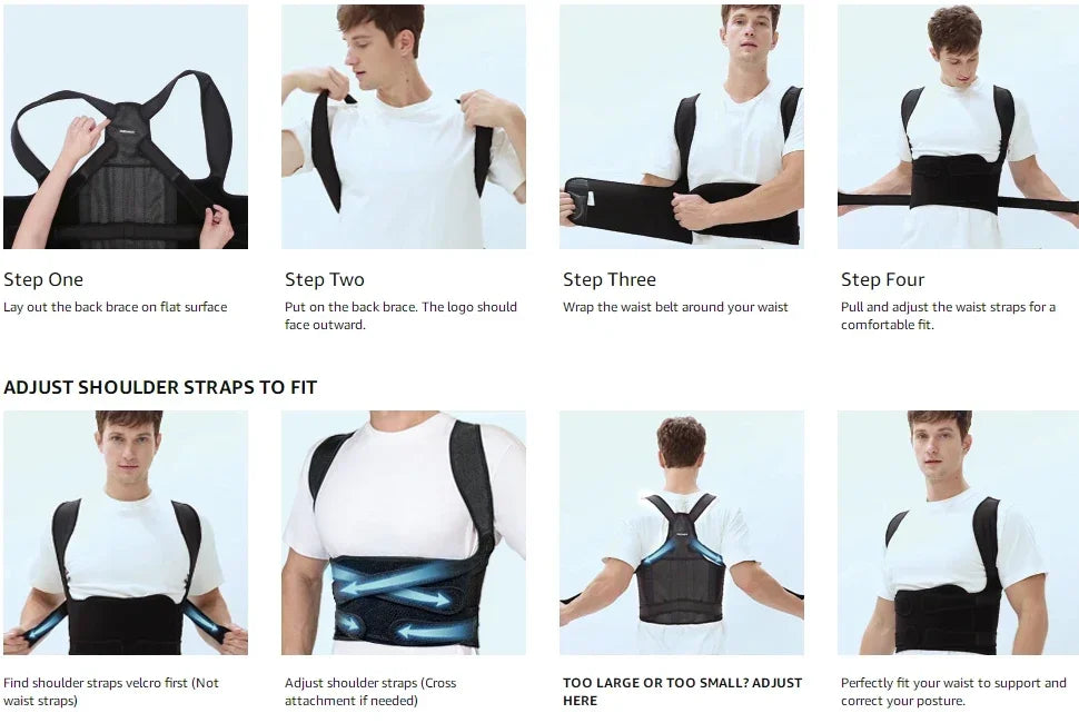 Back Posture Corrector – Relieve Pain & Improve Alignment
