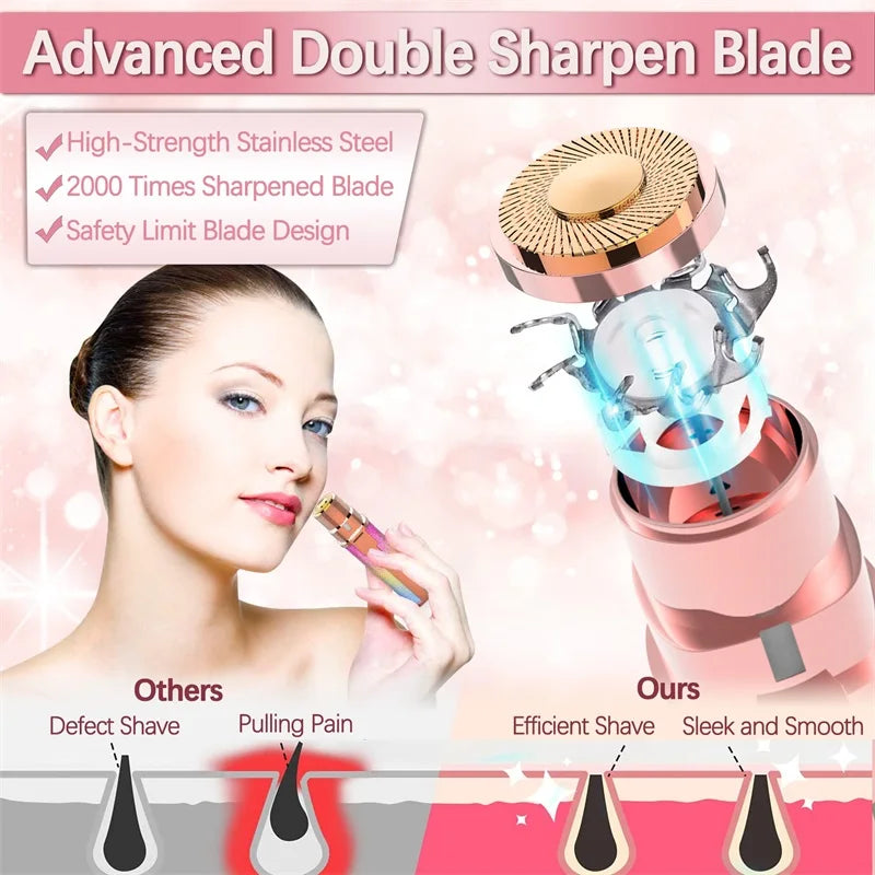 2-in-1 Electric Eyebrow Trimmer Discover Flawless Brows Anywhere, Anytime