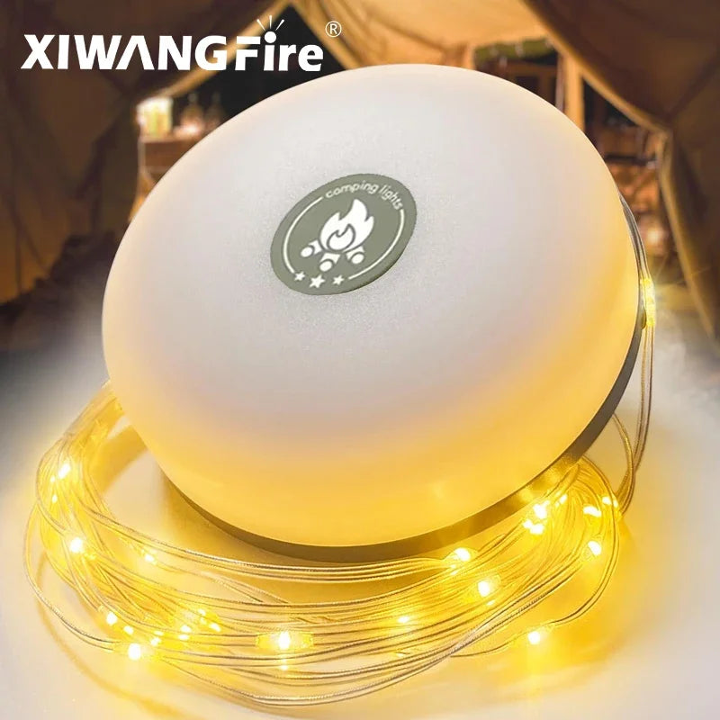 LumiTrail  Camping Lantern Line – Light, Power & Vibes in One