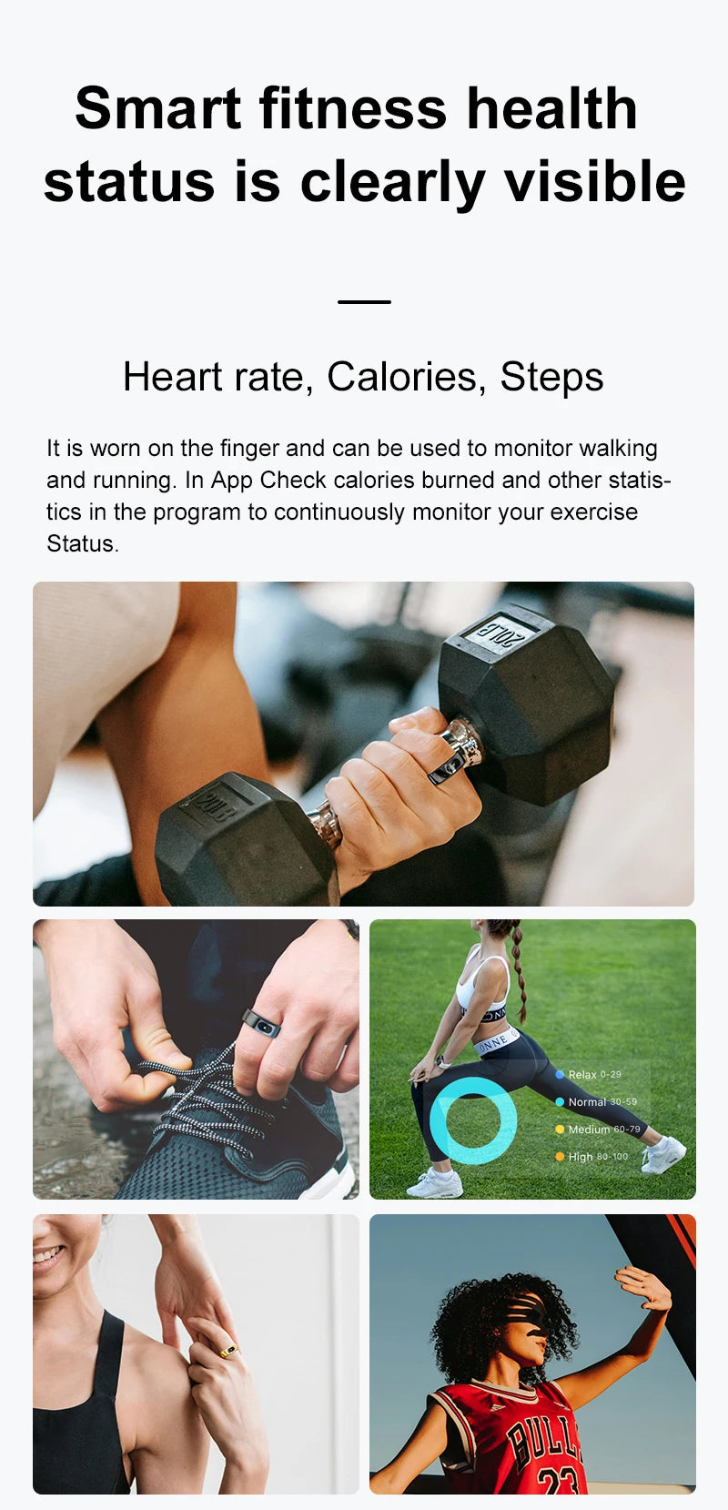 R08 Smart Ring – Touch Control, Health Monitor & Waterproof IP68, Skin Temp Tracker