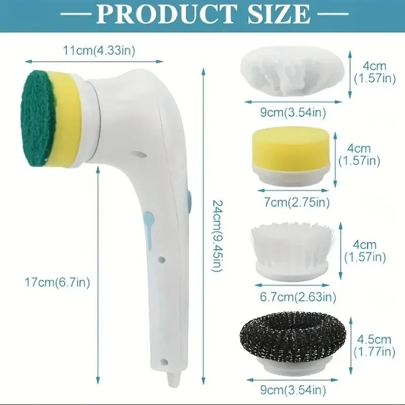 Five in One Multifunctional Electric Cleaning Brush for home Bestseller!!