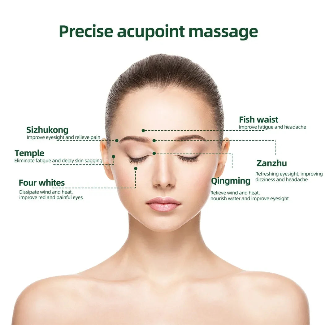 Smart Eye Massager with Magnetic Therapy – 9 Modes for Fatigue Relief