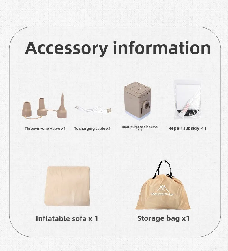 „CloudRest™ Pro – Inflatable Sofa Mattress for Camping, Travel & Chill”