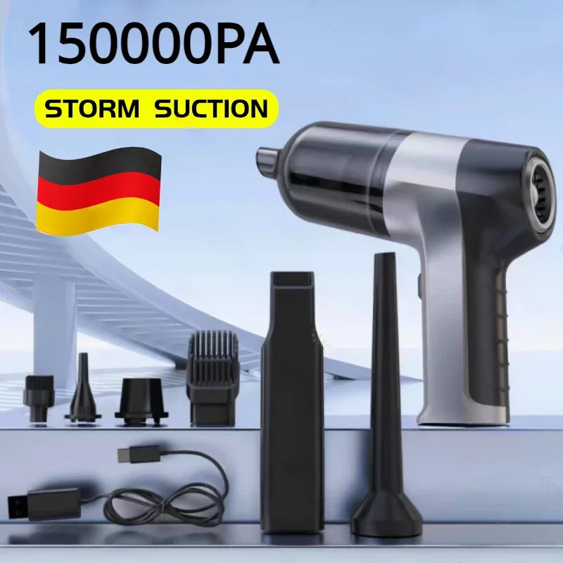 PowerBlast 15000PA Cordless Car & Home Vacuum Cleaner – Ultra Compact, Ultra Strong