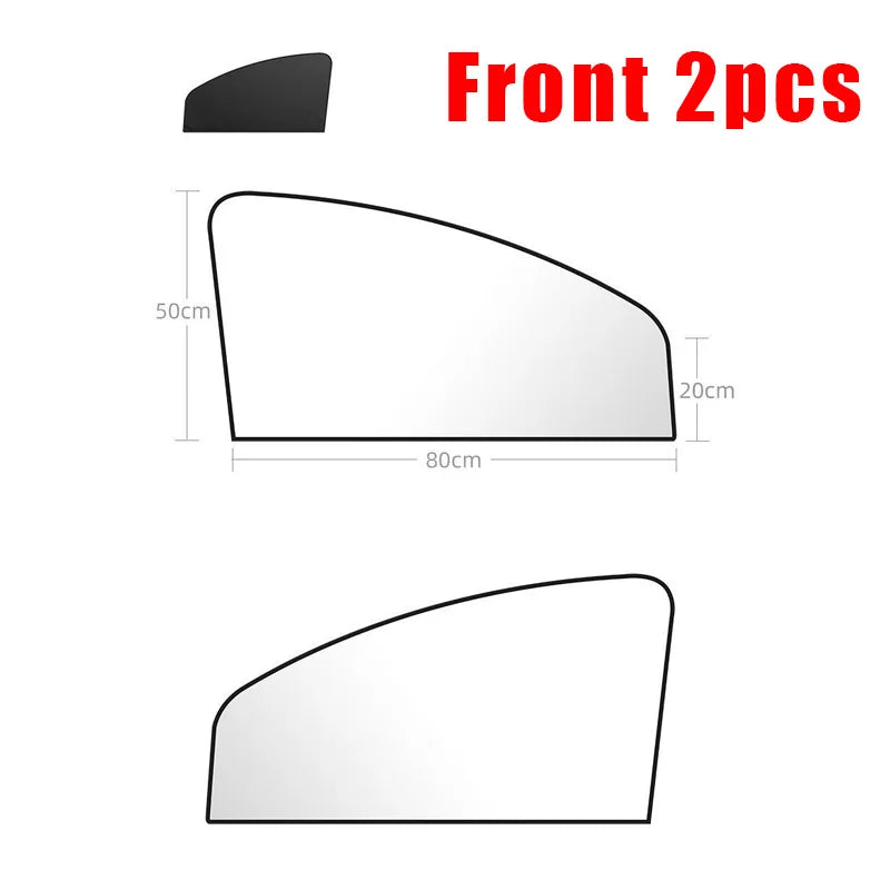 Magnetic Car Sunshade – UV Protection Privacy Curtains for Car Windows