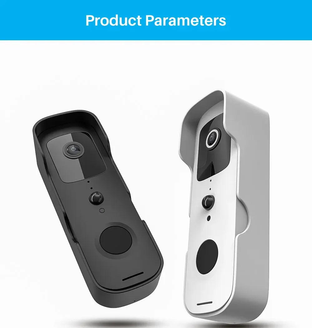 Smart 1080p Wi-Fi Video Doorbell – Two-Way Audio, Alexa Compatible, Wireless IP Home Intercom