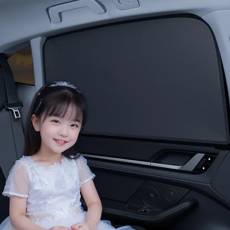 Magnetic Car Sunshade – UV Protection Privacy Curtains for Car Windows