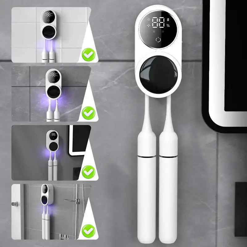 UV Toothbrush Sanitizer – Portable Toothbrush Sterilizer & Holder