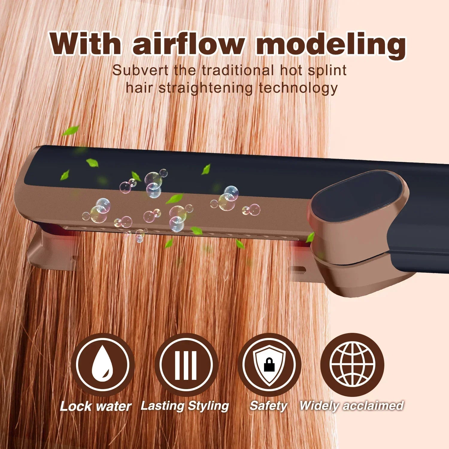 Pro 2-in-1 Hair Dryer & Curling Iron – High-Speed 10600rpm Wet & Dry Hair Styler