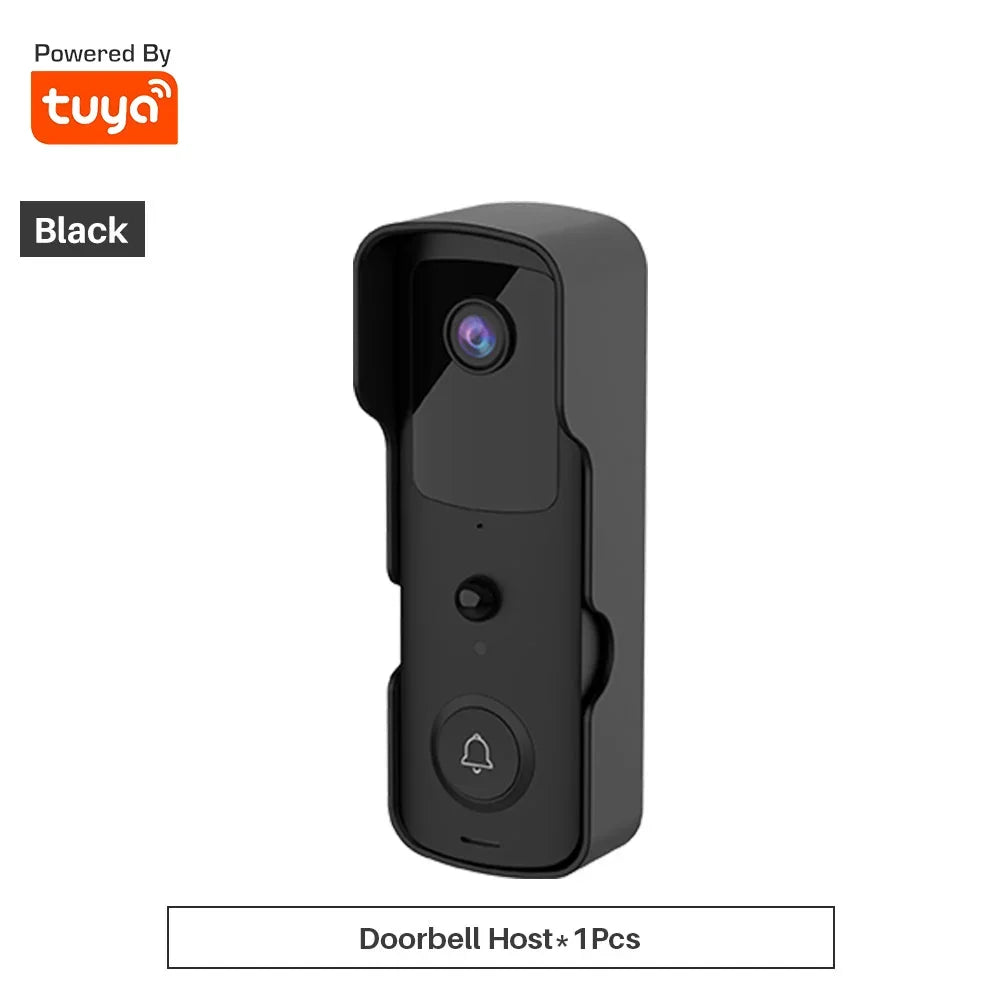 Smart 1080p Wi-Fi Video Doorbell – Two-Way Audio, Alexa Compatible, Wireless IP Home Intercom