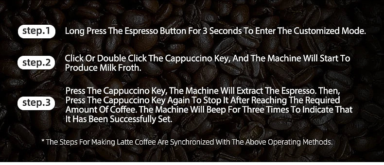 Caffel Pro Espresso Maker – Automatic Mill, Froth & Ground Coffee, 20 Bar Cappuccino Machine