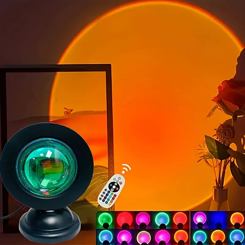 Sunset Projection Lamp – Create Warm, Relaxing Vibes at Home
