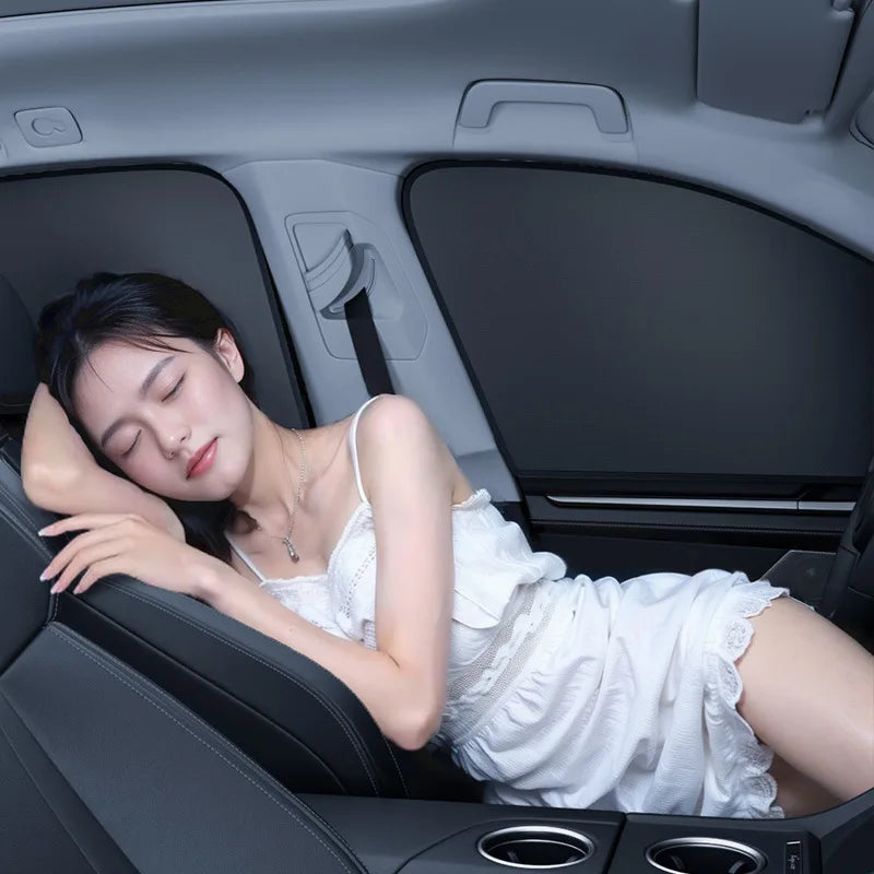 Magnetic Car Sunshade – UV Protection Privacy Curtains for Car Windows