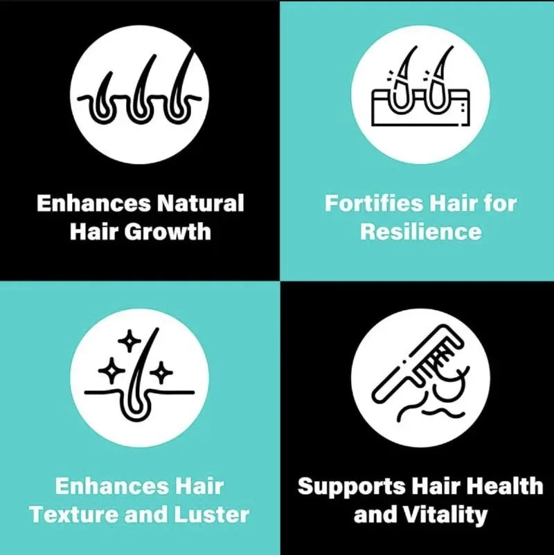 100% Pure Unrefined Batana Oil – Natural Hair Growth Elixir for Thicker, Healthier Hair