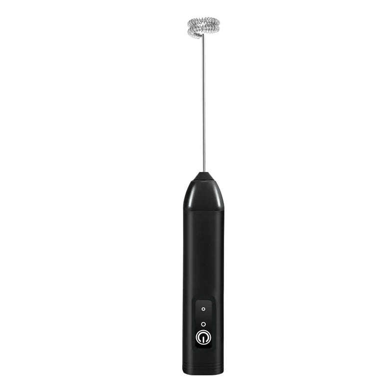 Electric USB Milk Frother – 3-Speed Rechargeable Coffee Foam Maker & Mixer Wand
