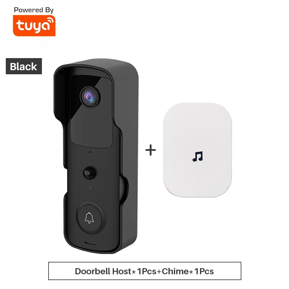 Smart 1080p Wi-Fi Video Doorbell – Two-Way Audio, Alexa Compatible, Wireless IP Home Intercom