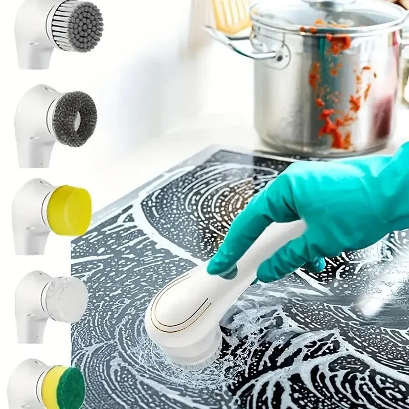 Five in One Multifunctional Electric Cleaning Brush for home Bestseller!!