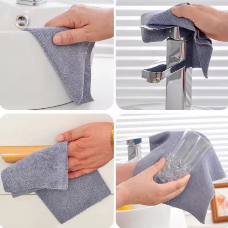 Eco Reusable Cleaning Towels – 20-Sheet Microfiber Roll for Kitchen & Home