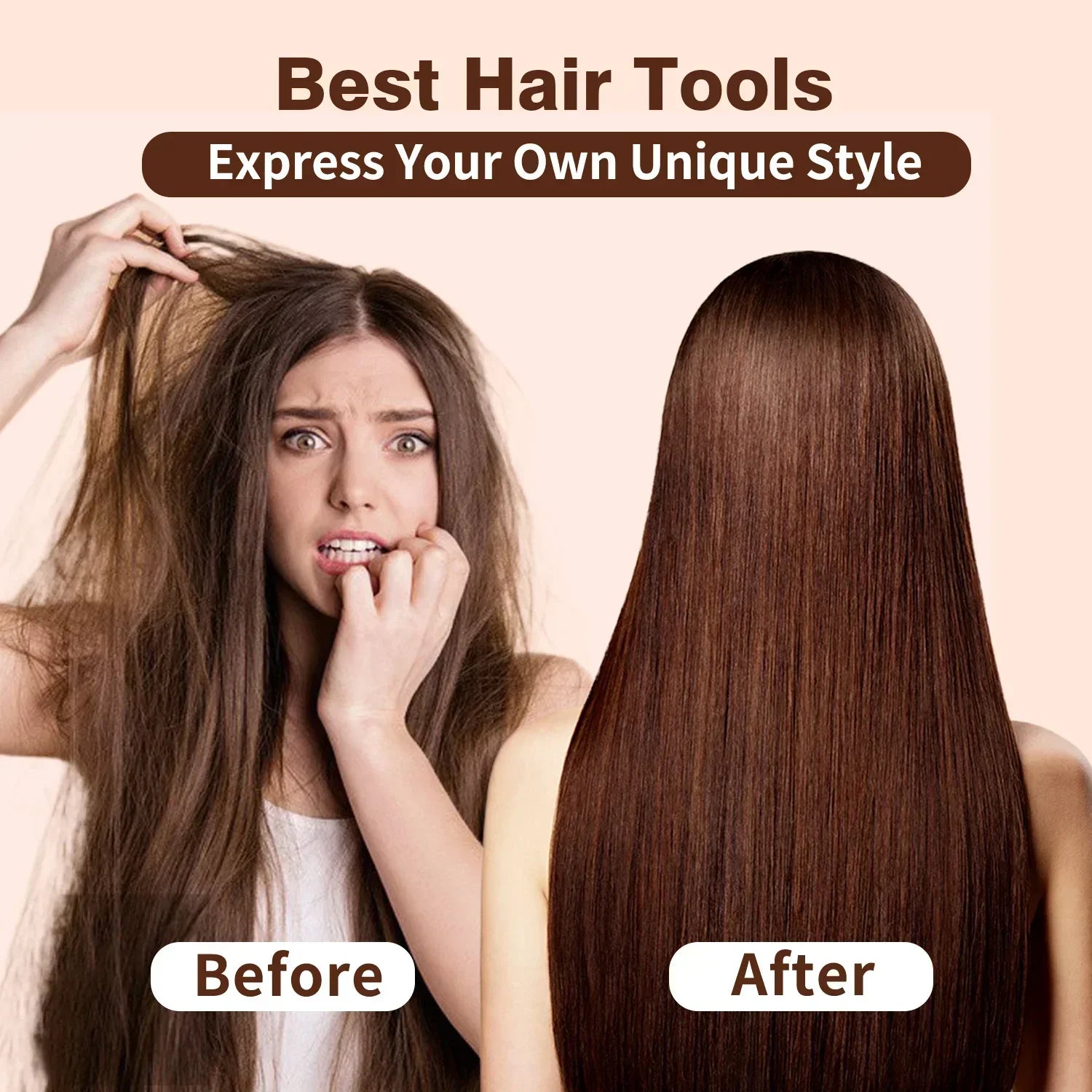 Pro 2-in-1 Hair Dryer & Curling Iron – High-Speed 10600rpm Wet & Dry Hair Styler
