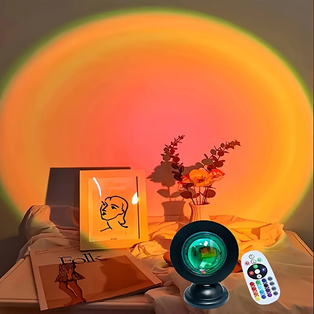 Sunset Projection Lamp – Create Warm, Relaxing Vibes at Home