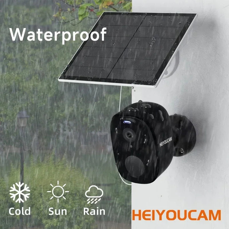 GuardianVision™ 2K Wireless Outdoor Security Camera – AI Motion Detection, Siren & Night Vision, IP66 Waterproof