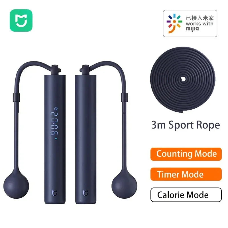 Smart Digital Jump Rope with App – Calorie Counter, Adjustable Length, Fitness Tracker & Weight Loss Buddy