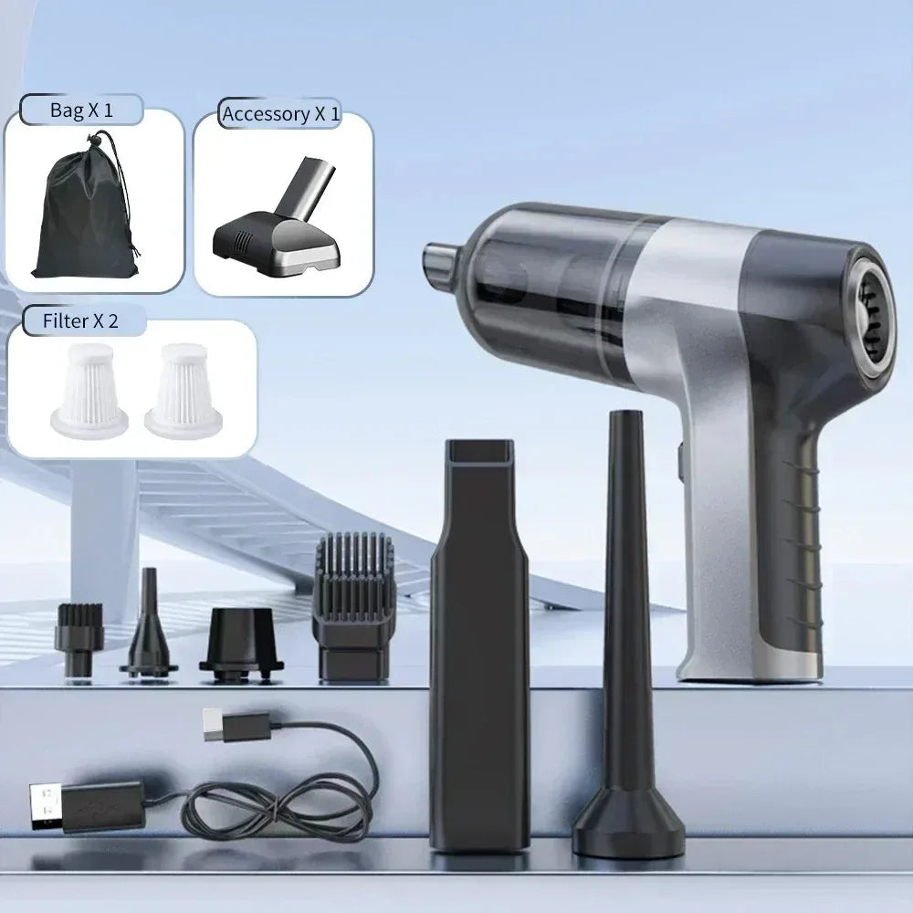 PowerBlast 15000PA Cordless Car & Home Vacuum Cleaner – Ultra Compact, Ultra Strong