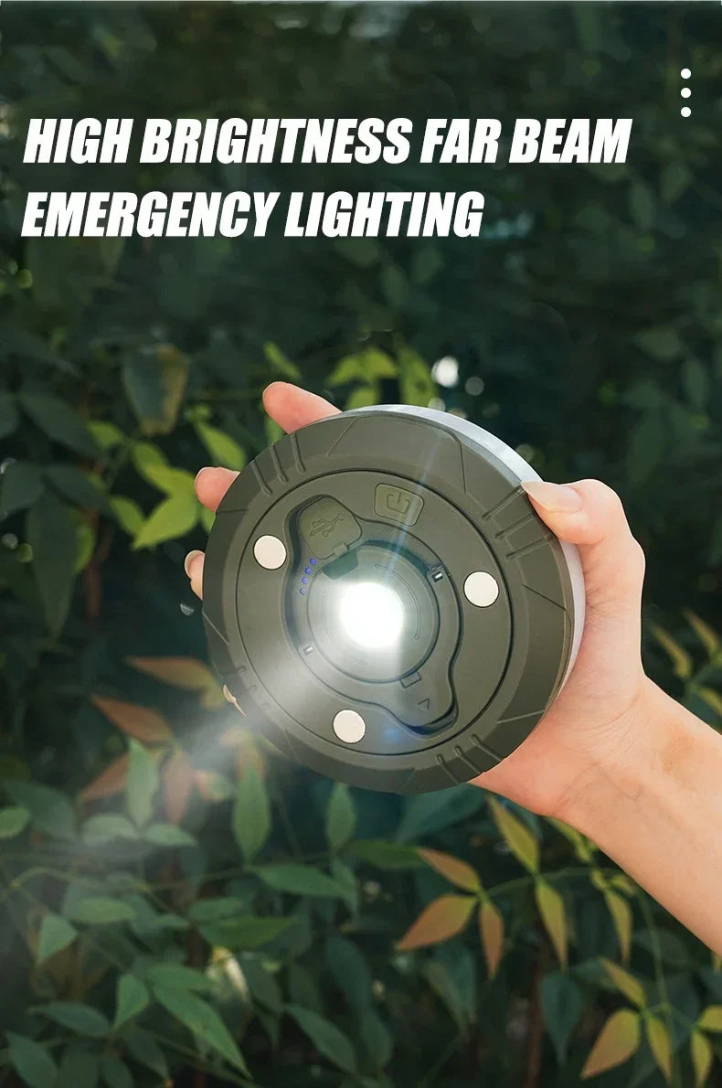LumiTrail  Camping Lantern Line – Light, Power & Vibes in One