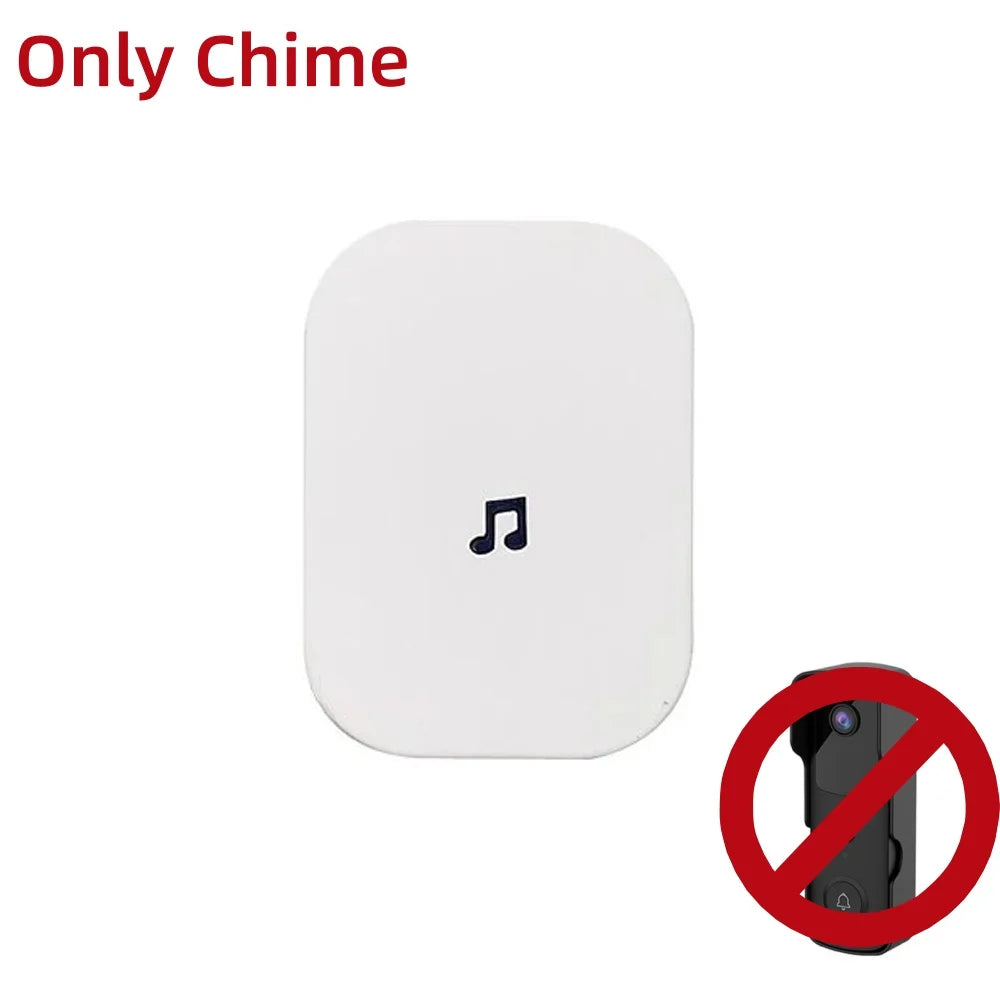Smart 1080p Wi-Fi Video Doorbell – Two-Way Audio, Alexa Compatible, Wireless IP Home Intercom