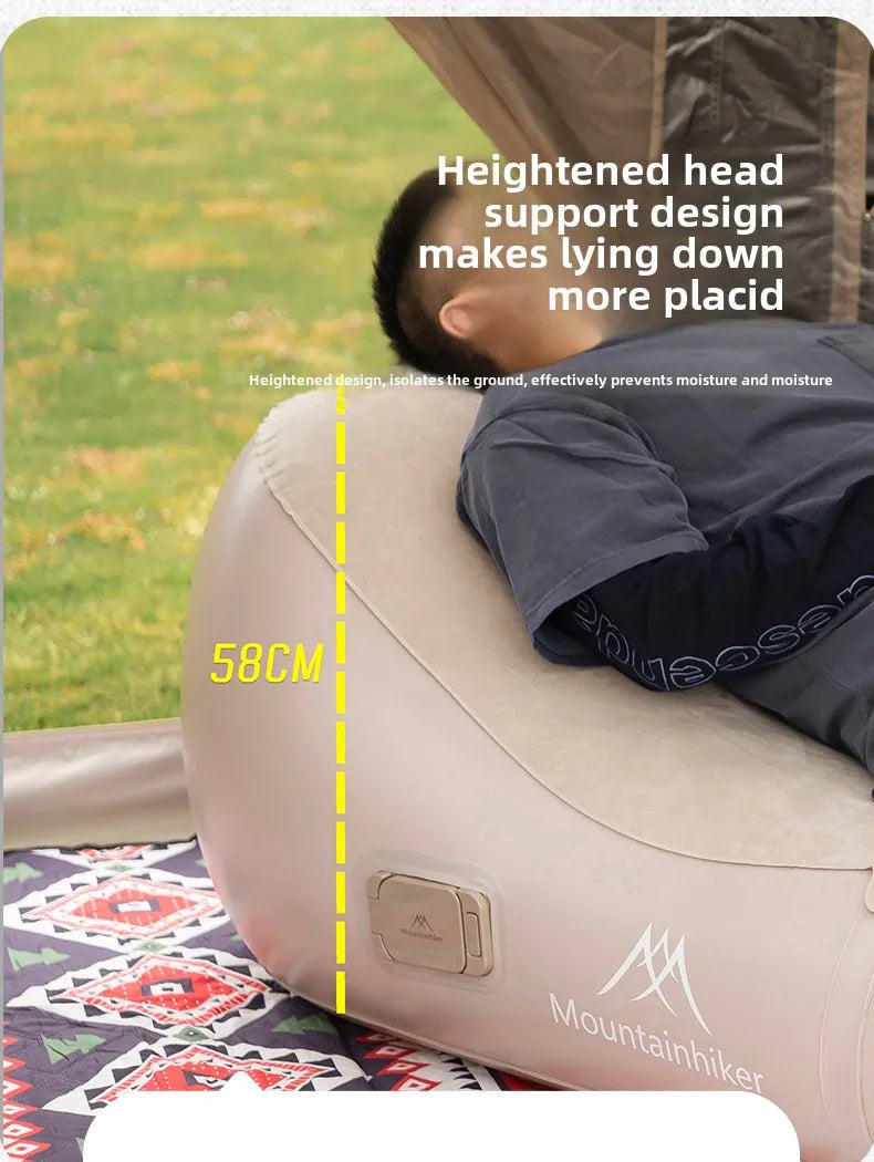 „CloudRest™ Pro – Inflatable Sofa Mattress for Camping, Travel & Chill”
