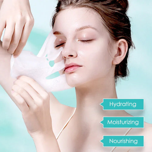 10x Hyaluronic Acid Face Masks – Intense Hydration & Pore Refining Sheet Mask Set