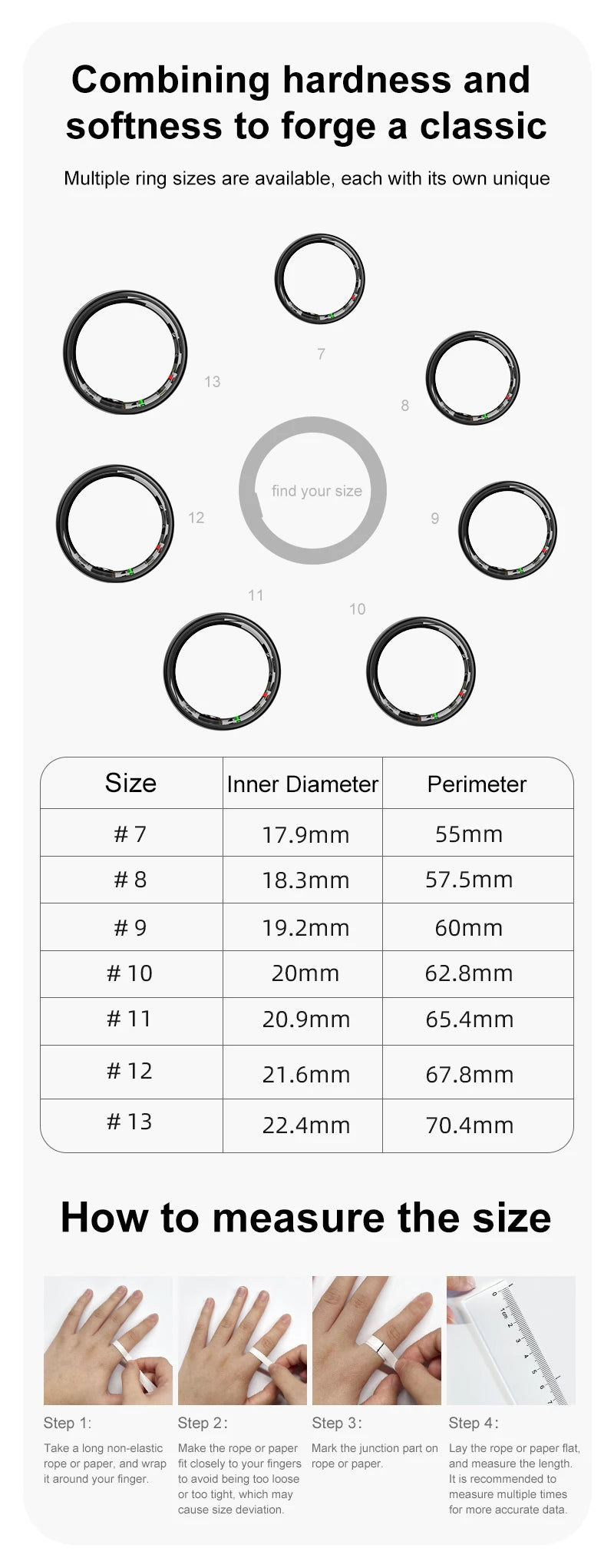 R08 Smart Ring – Touch Control, Health Monitor & Waterproof IP68, Skin Temp Tracker