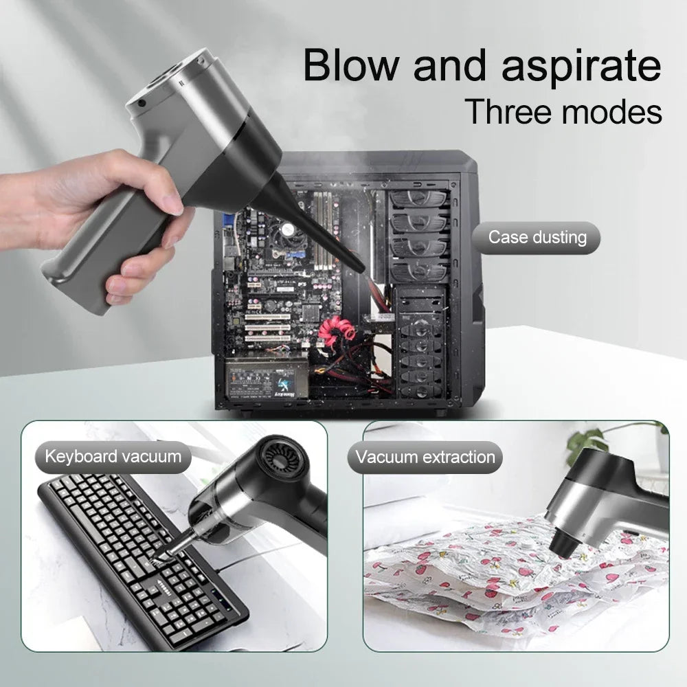 PowerBlast 15000PA Cordless Car & Home Vacuum Cleaner – Ultra Compact, Ultra Strong