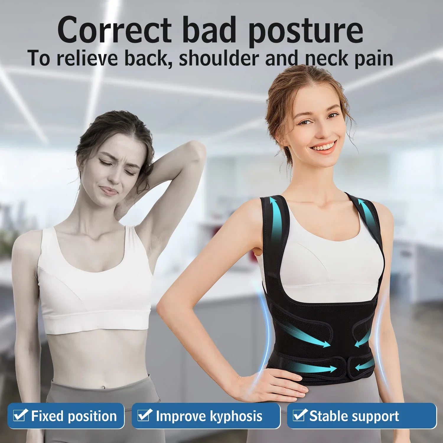 Back Posture Corrector – Relieve Pain & Improve Alignment