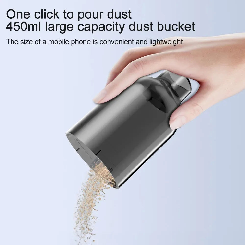 PowerBlast 15000PA Cordless Car & Home Vacuum Cleaner – Ultra Compact, Ultra Strong