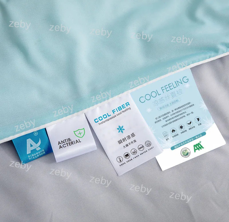 Cooling Blanket – Silky Lightweight Summer Comforter with Double-Sided Cooling Fabric