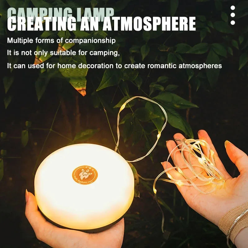 LumiTrail  Camping Lantern Line – Light, Power & Vibes in One