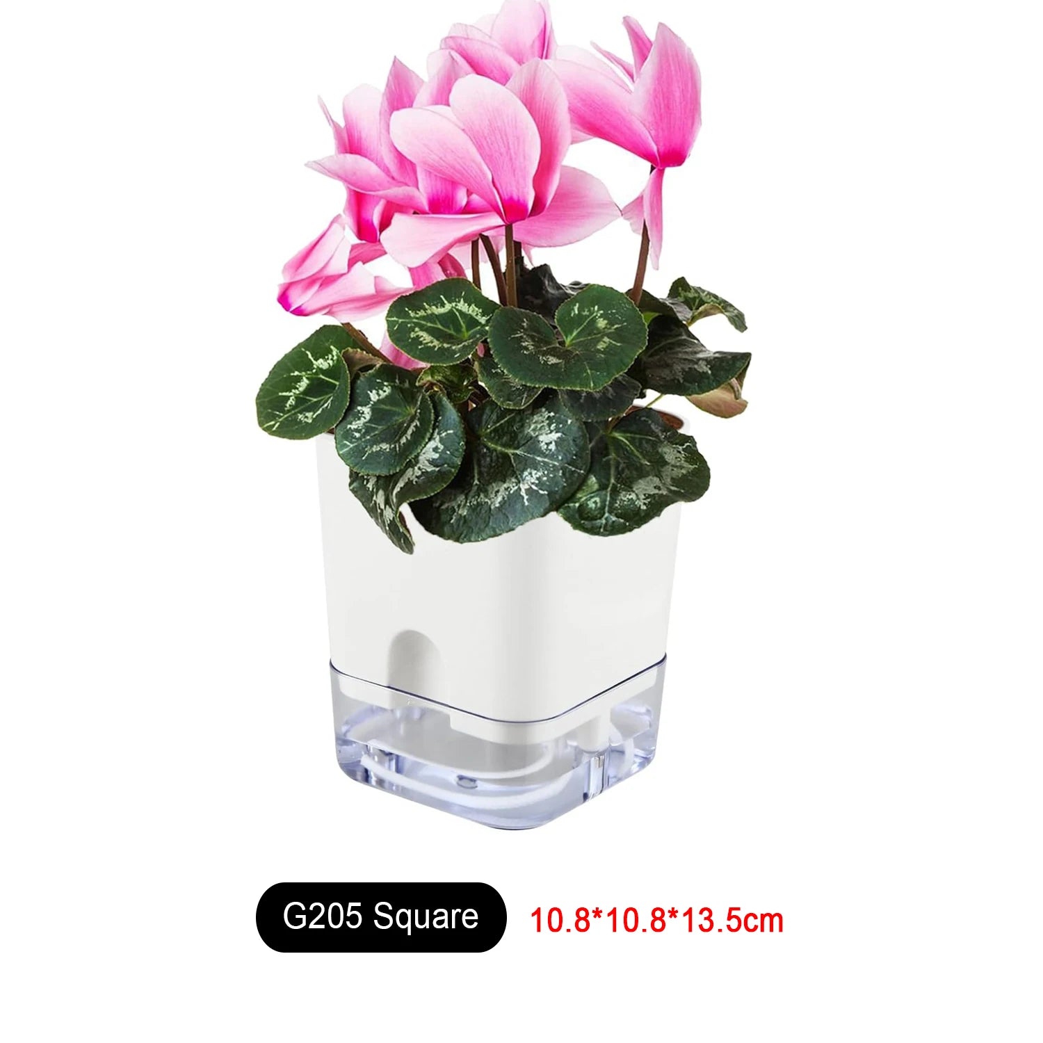 Lazy Self-Watering Plant Pot – Modern Double-Layer Design with Smart Cotton Wick | Indoor & Outdoor
