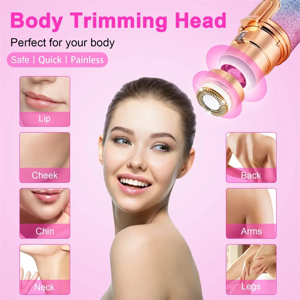 2-in-1 Electric Eyebrow Trimmer Discover Flawless Brows Anywhere, Anytime