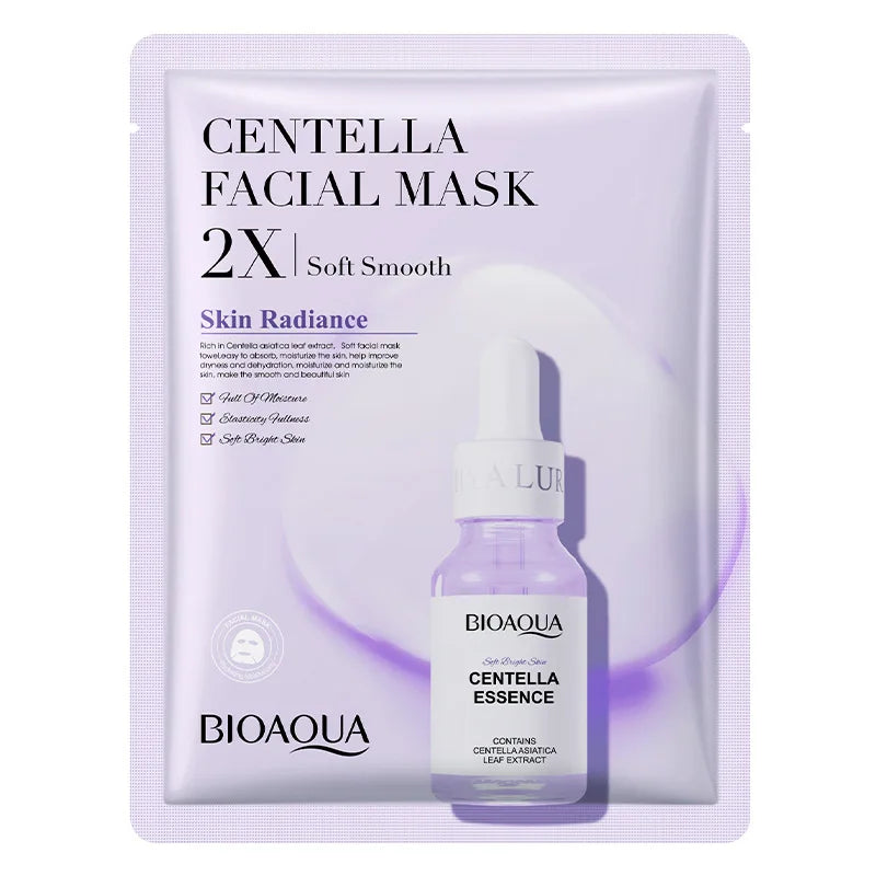 20x Centella + Collagen + Vitamin C Face Masks – BioAqua Complete Skin Renewal Set