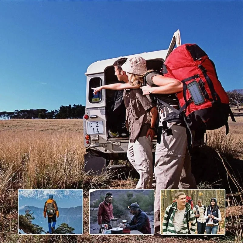 Ultra High-Capacity 200,000mAh Solar Power Bank – Dual USB, Waterproof, Built for the Wild