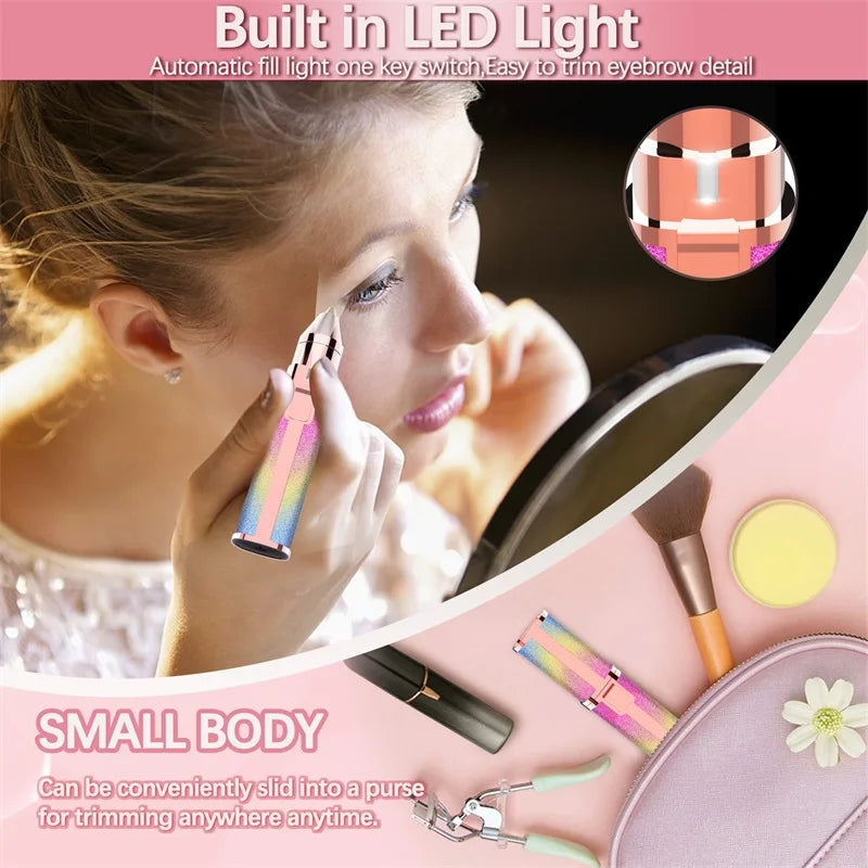 2-in-1 Electric Eyebrow Trimmer Discover Flawless Brows Anywhere, Anytime