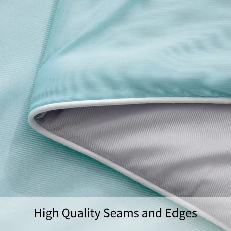 Cooling Blanket – Silky Lightweight Summer Comforter with Double-Sided Cooling Fabric