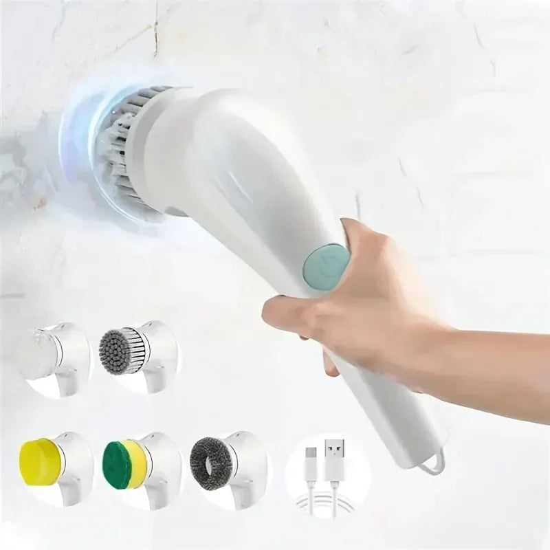 Five in One Multifunctional Electric Cleaning Brush for home Bestseller!!